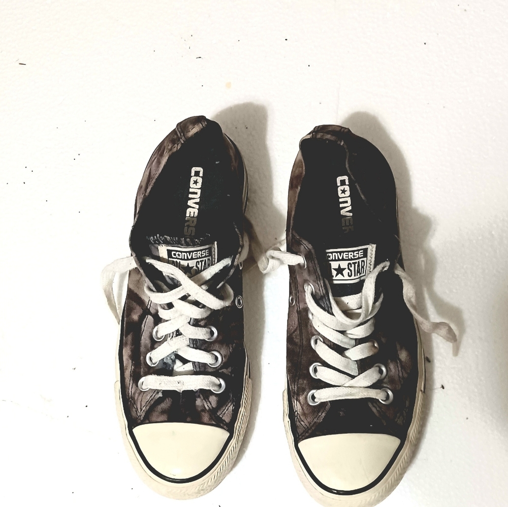 Converse All STAR Charcoal and White Lace-Up Sneakers. UNISEX MEN 5, WOMEN 7
